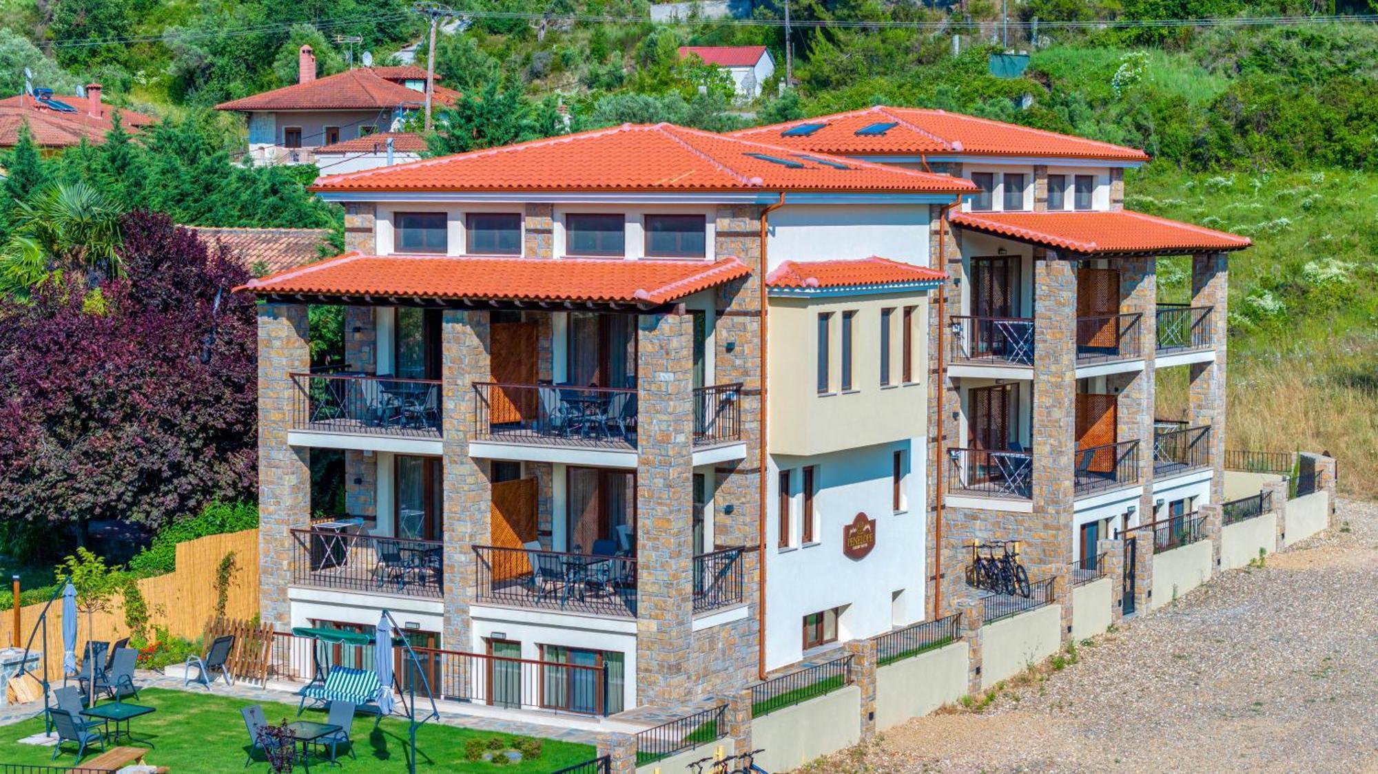 Penelope Luxury Suites Fourka Ngoại thất bức ảnh